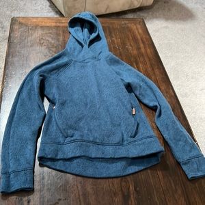 Blue old navy hoodie with zípper pocket sides